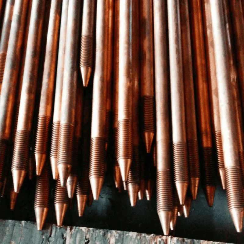 Copper plated erath bar