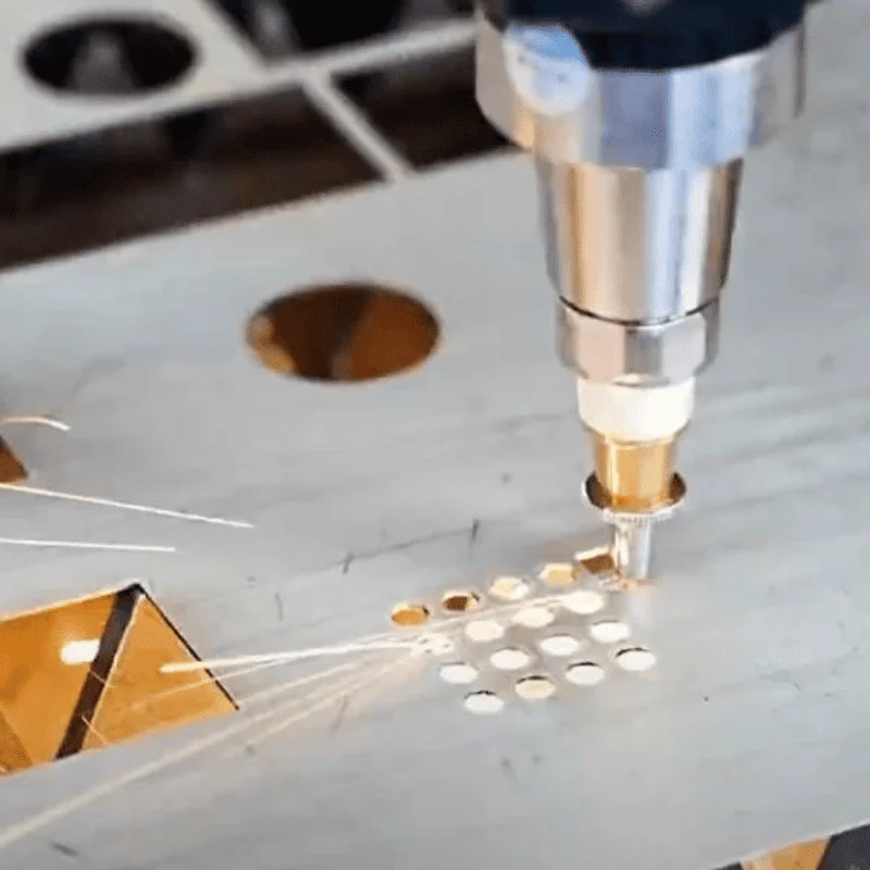 Laser cutting processing